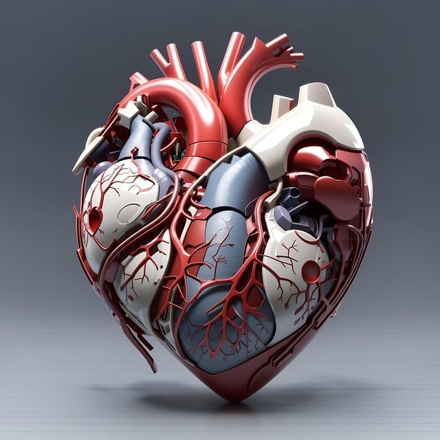 Modell des menschlichen Herz